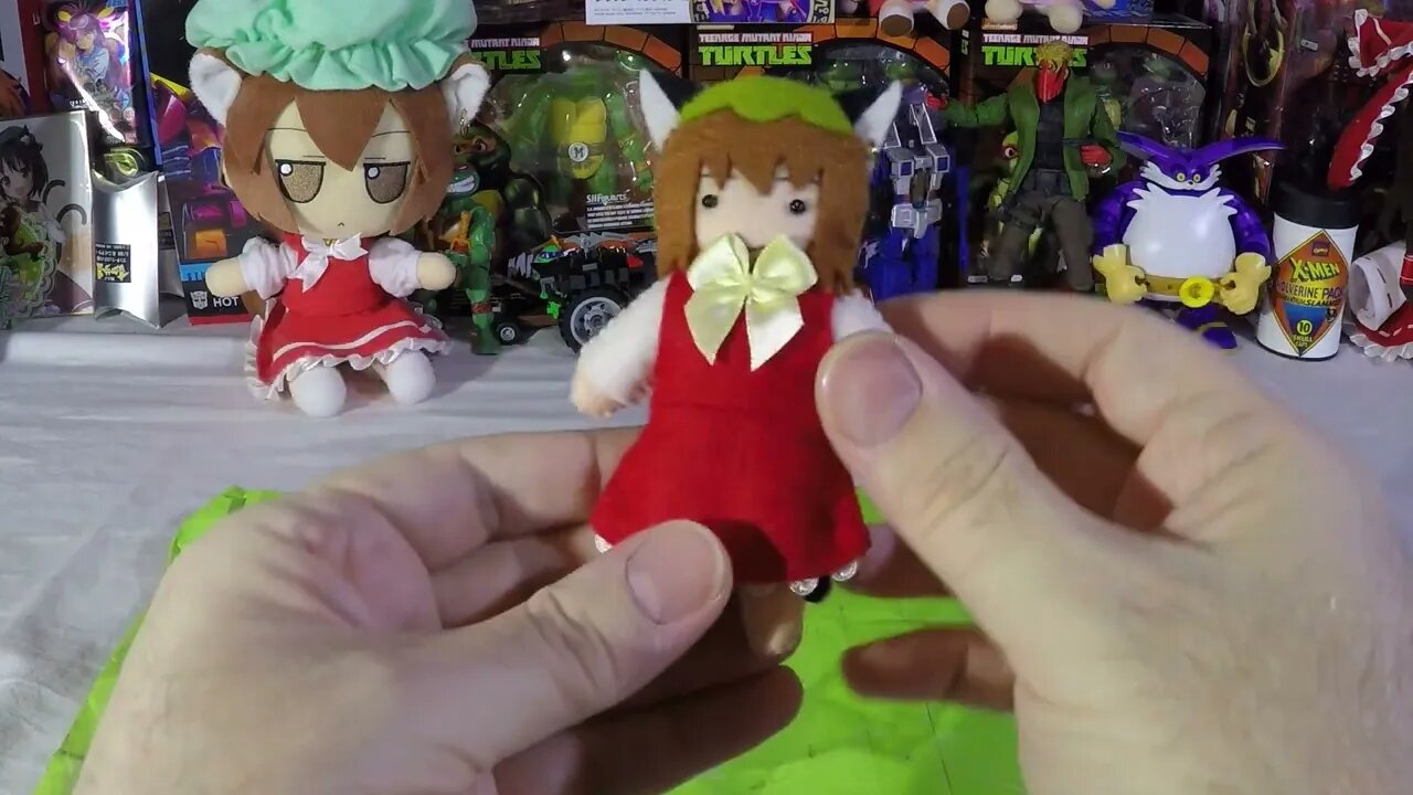 Touhou Chen plush badge