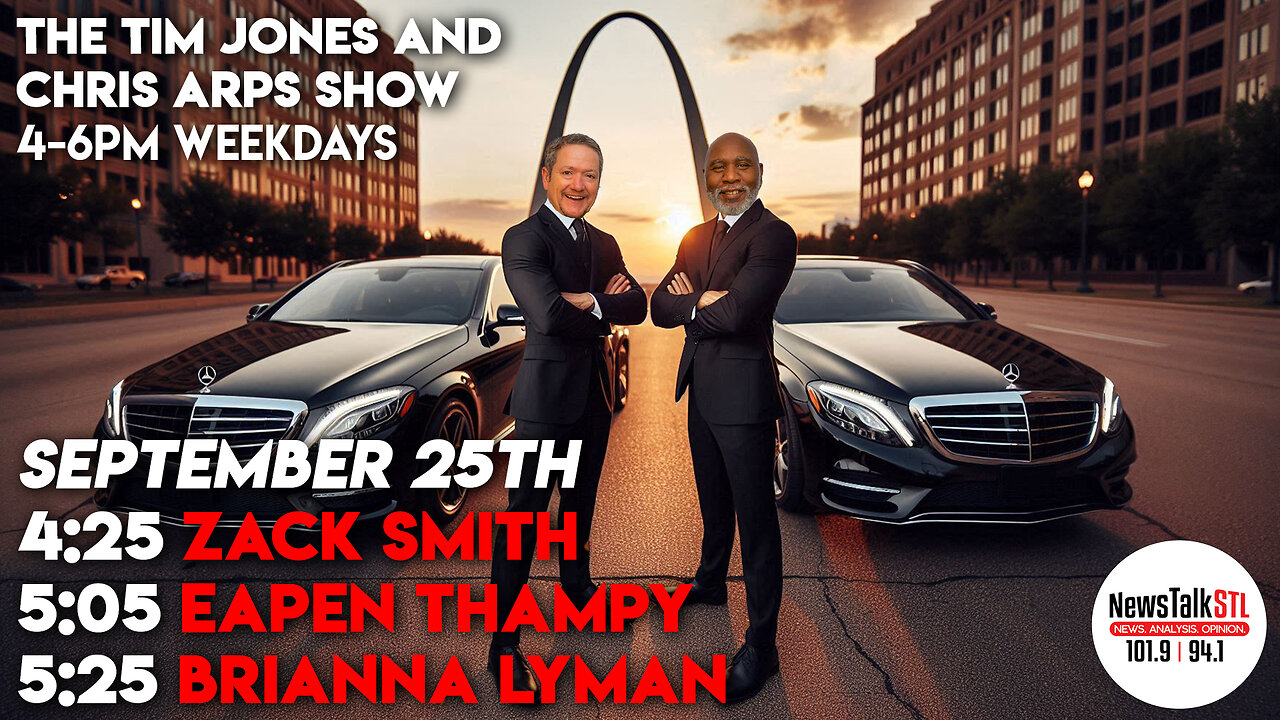 The Tim Jones and Chris Arps Show 09.25.2024 Zack Smith | Eapen Thampy | Brianna Lyman