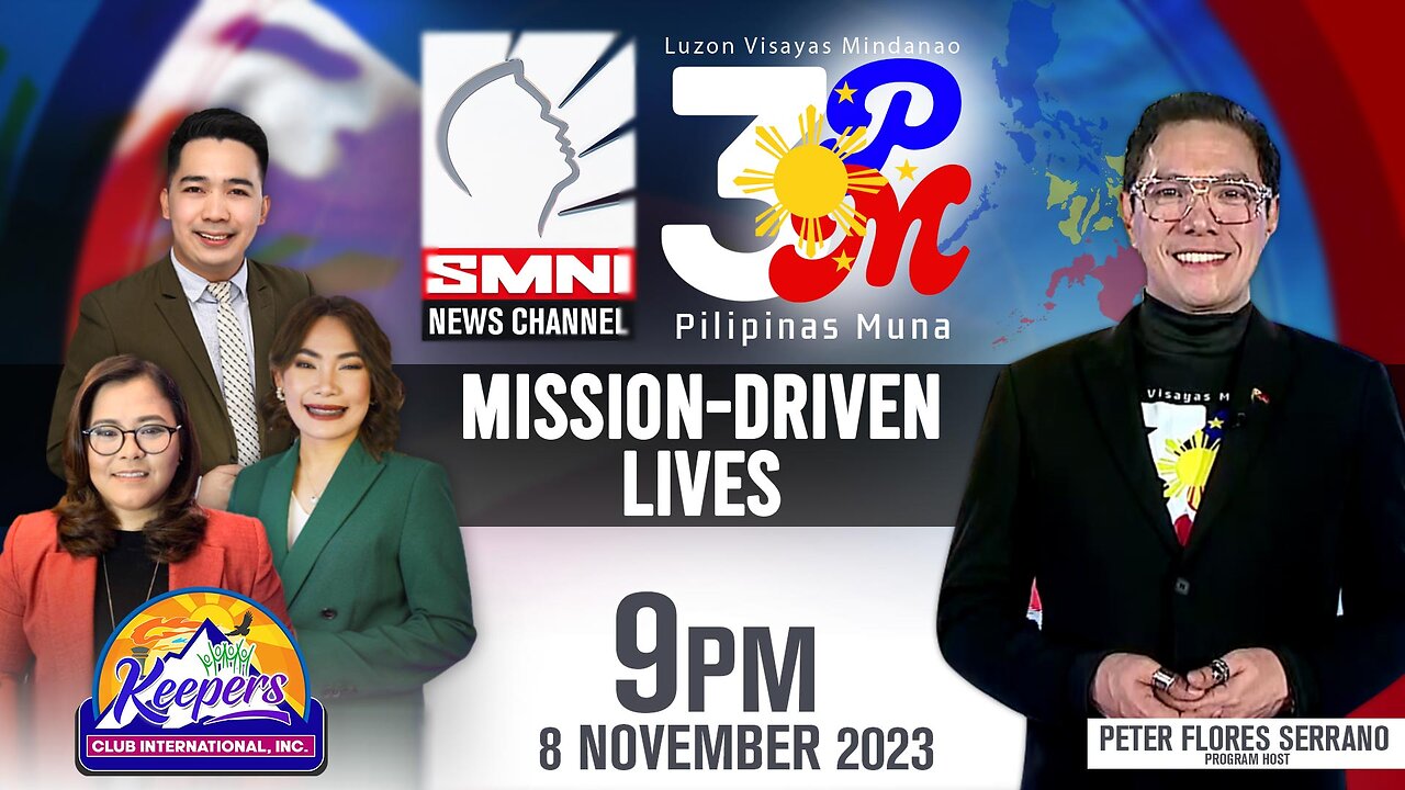 LIVE: 3PM Luzon Visayas Mindanao – Pilipinas Muna with Peter Flores Serrano | November 8, 2023