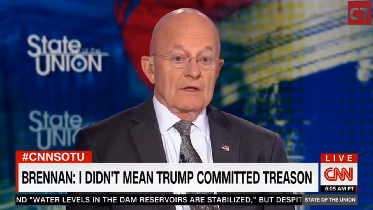 Even Swamp Monster Clapper Thinks Brennan Went Too Far