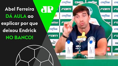 "POR QUE o Endrick NÃO JOGOU? É MUITO SIMPLES! Porque ele..." Abel Ferreira DÁ AULA no Palmeiras!