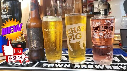 @jeremyclarkson5768 Hawkstone 5% ABV PerfectDraft Pro Orchard Pig 4.5% and Kopparberg 4% ABV