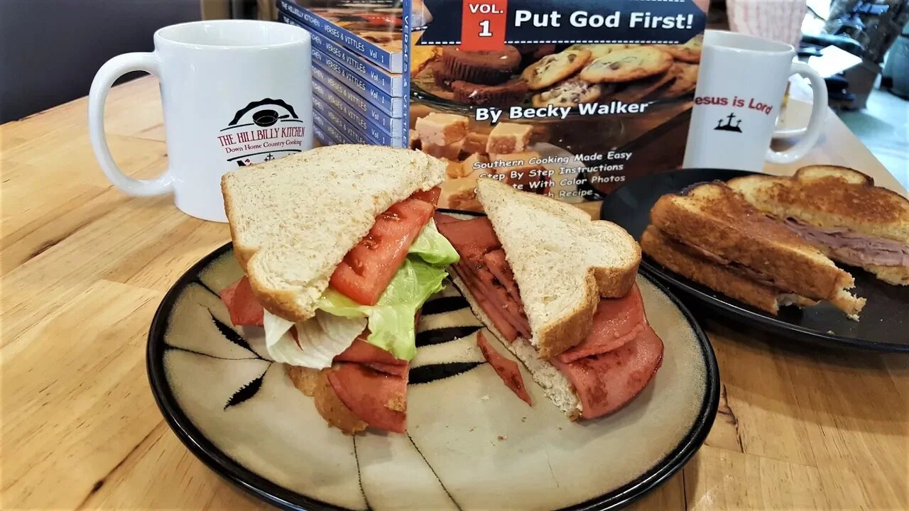 Fried Bologna (Baloney) Sandwich (Giveaway is Over) - The Hillbilly Kitchen