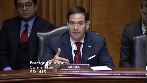 Rubio questions witnesses about the crisis in Syria and combating ISIS