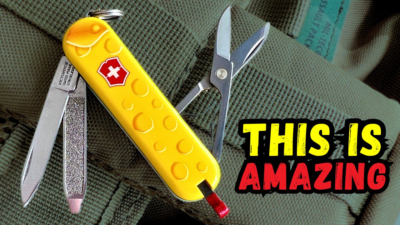 Victorinox Classic SD Alps Cheese Limited Edition Keychain Multitool Swiss Army Knife