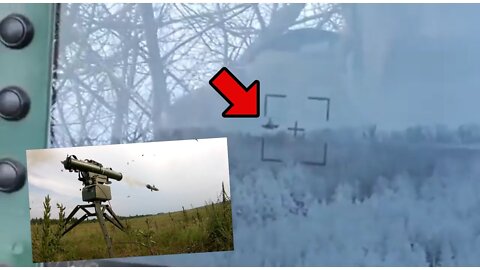 Ukraine War Ukrainian Forces Shoot Down Russian Helicopter With STUGNAP ATGM System