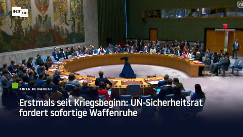 Erstmals seit Kriegsbeginn: UN-Sicherheitsrat fordert sofortige Waffenruhe