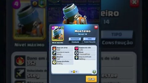 CLASH ROYALE - MORTEIRO NÍVEL MÁXIMO