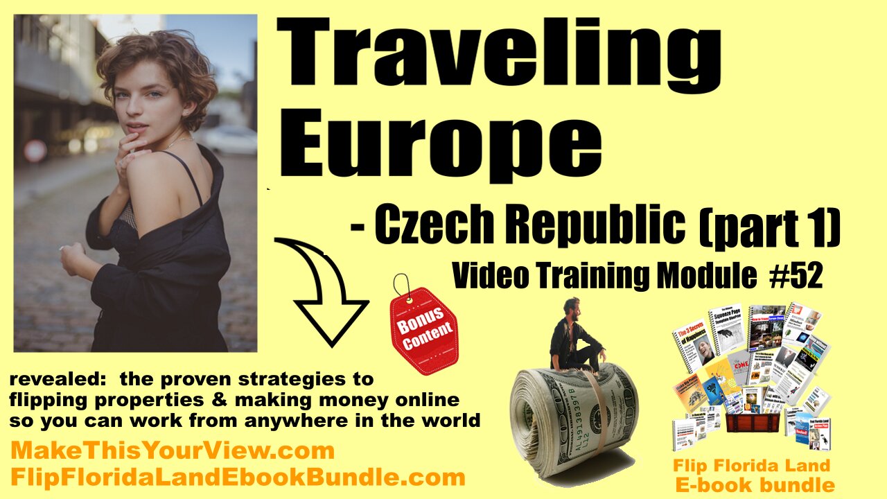 Video Training Module #52 - Traveling Europe - Czech Republic (part 1)