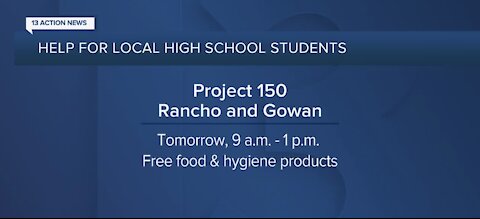 Free food, hygiene products in Las Vegas