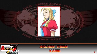 Street Fighter: Alpha 3 Max: Arcade Mode - Karin