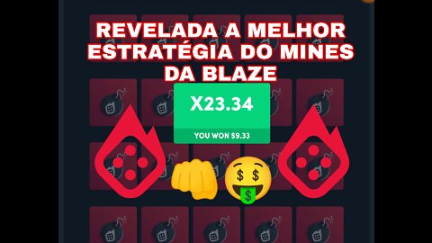 MELHOR ESTRATÉGIA PARA LUCRAR NO MINES DA BLAZE