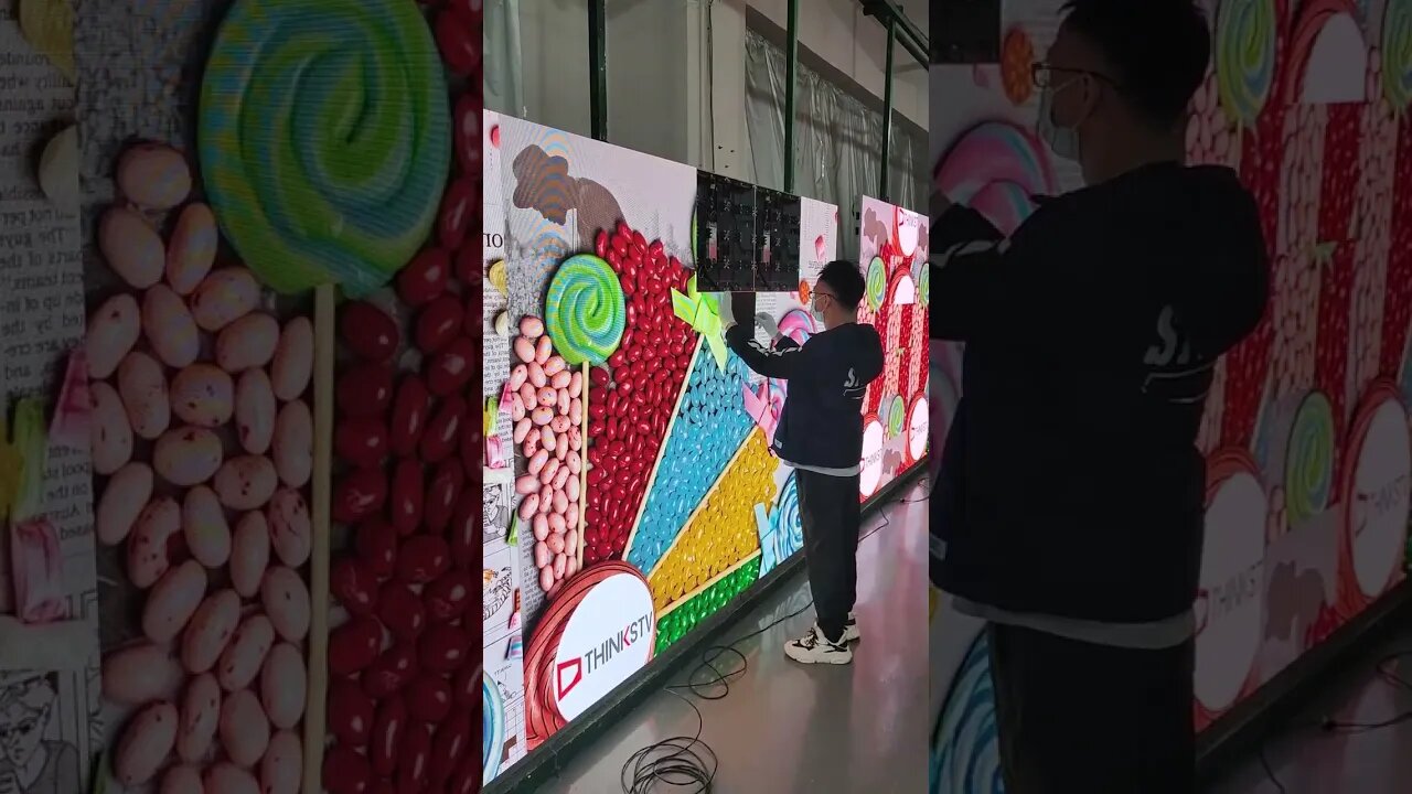 Installing led modules is as easy as playing a game of building blocks#shorts #leddisplay