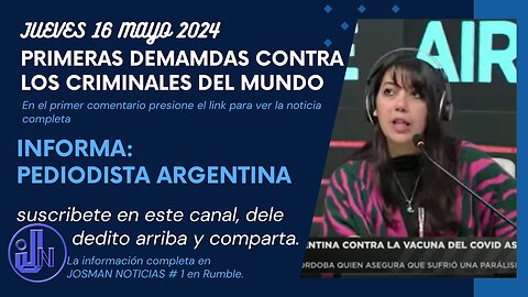 PRIMERAS DEMANDAS CONTRA LOS CRIMINALES DEL MUNDO