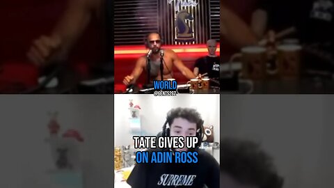 💥Tate Gives Up on Adin Ross 💀@AdinRoss #shorts