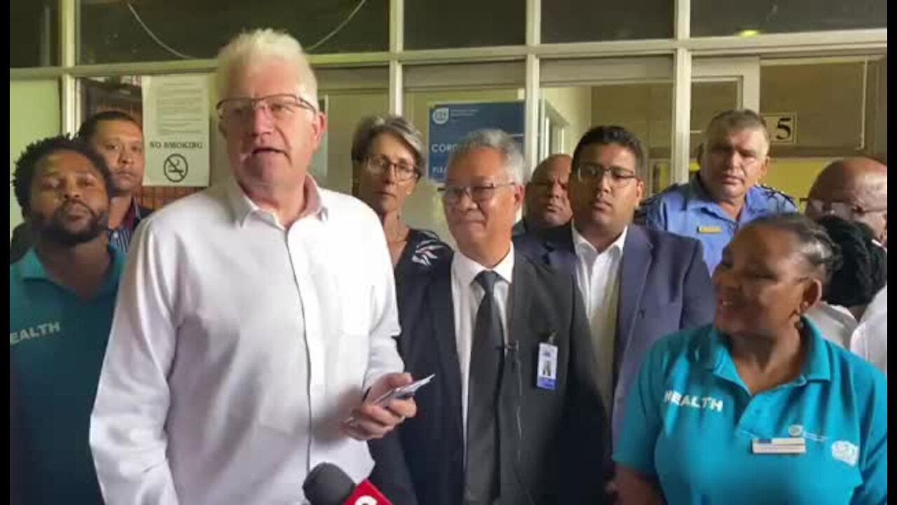 WATCH: Three people currently in Tygerberg Hospital's coronavirus isolation ward (e6L)