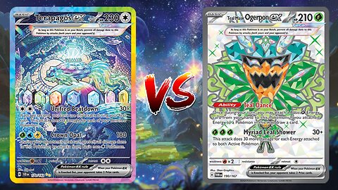 Pokemon TCG Live Terapagos EX Bouffalant VS Ogerpon EX!!