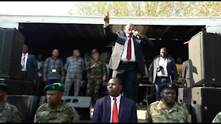 SOUTH AFRICA - KwaZulu-Natal - Day 4 - Jacob Zuma addresses his supporters (Videos) (LUv)