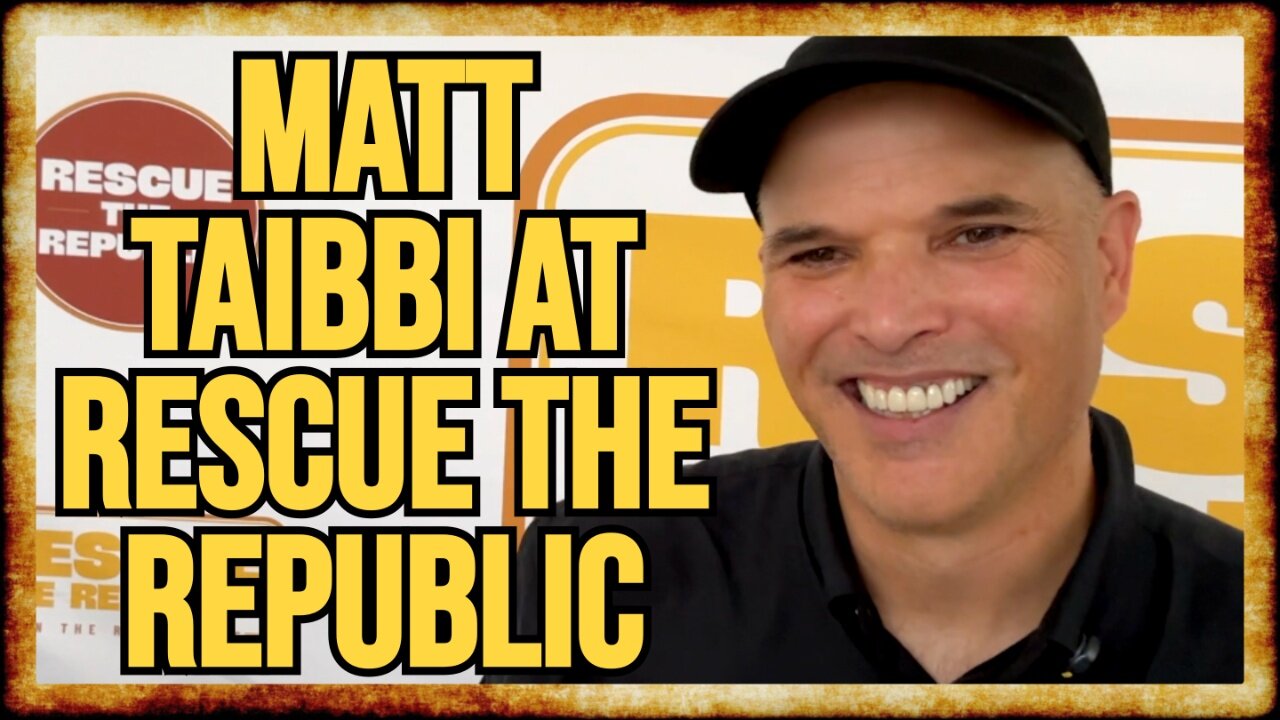 Interview: Matt Taibbi at 'Rescue The Republic'