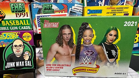 2021 Topps Heritage WWE Blaster Box