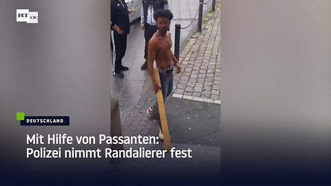 Mit Hilfe von Passanten: Polizei nimmt Randalierer fest