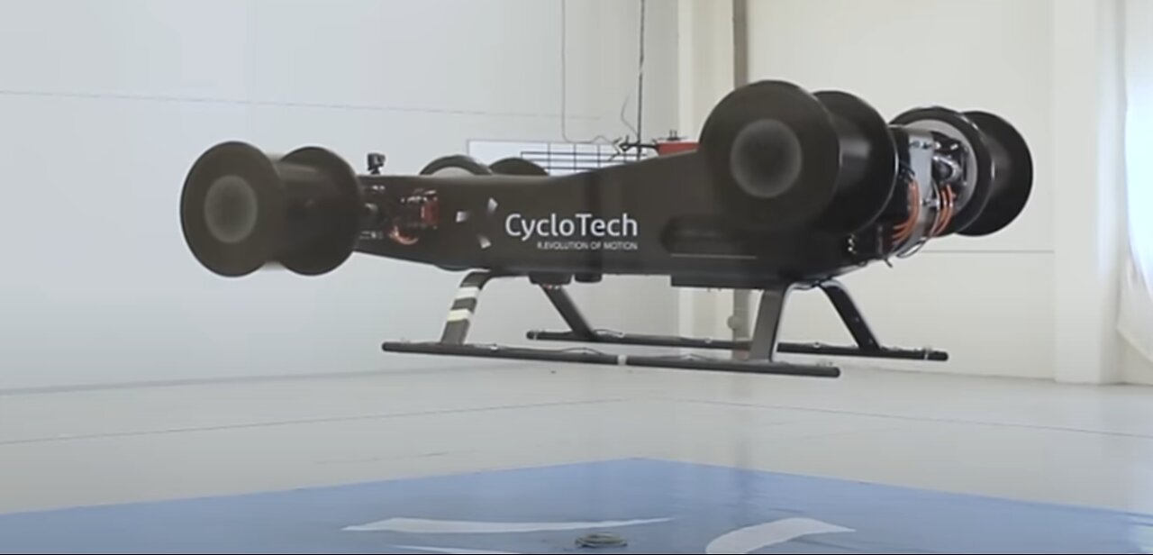 CycloTech First Flight eVTOL