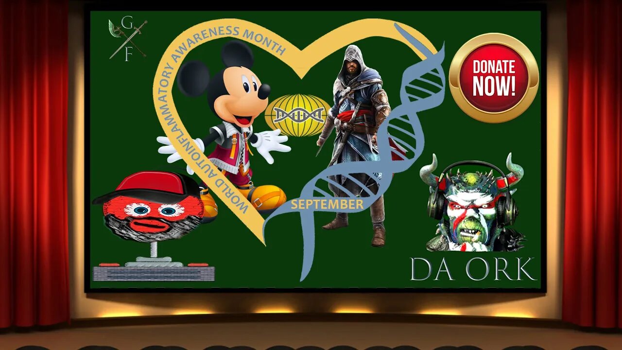 Ubisoft Forward Event and D23 plus other stuff in aid of World Autoinflammatory Awareness Month