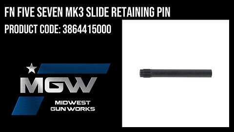 FN Five Seven MK3 Slide Retaining Pin - 3864415000