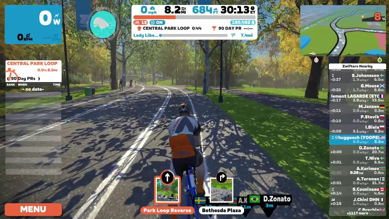 Zwift + MUZIC