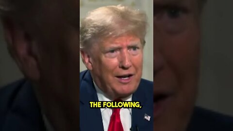 Trump Says He Wouldn't Endorse DeSantis in 2028 or 2032 #shorts