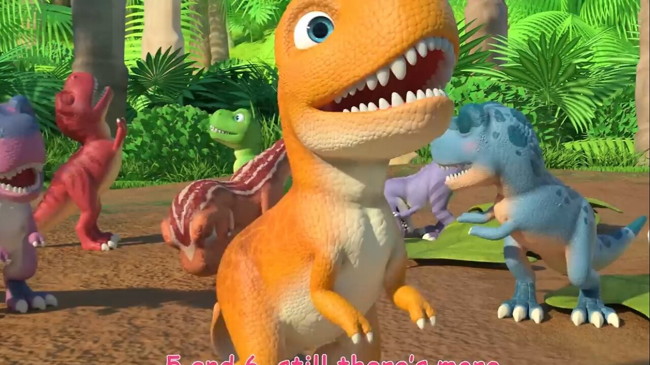 Ten Little Dinos _ kids tv _______CoComelon Nursery Rhymes _ Kids Songs