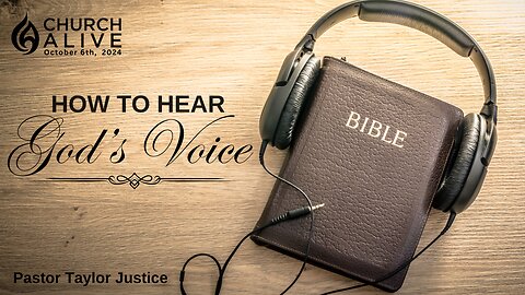 How to Hear God’s Voice