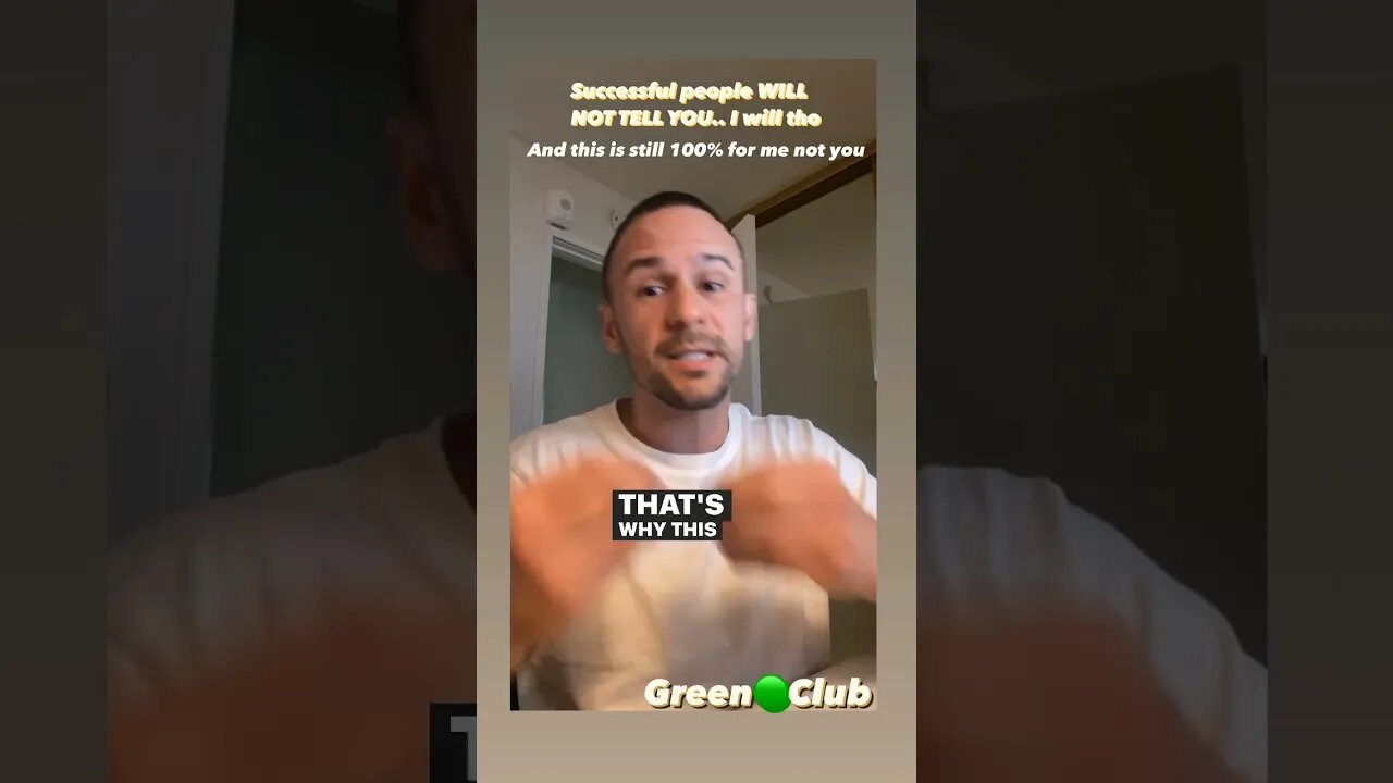 What most SUCCESSFUL PEOPLE wont tell you!