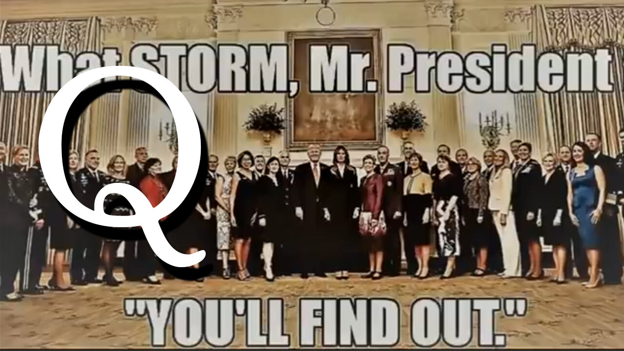 Q Drop - What Storm, Mr. President > You Will Find Out