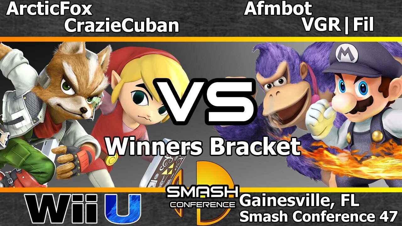 ArcticFox & CrazieCuban vs. Afmbot & VGR|Fil - SSB4 Winners R3 - SC47
