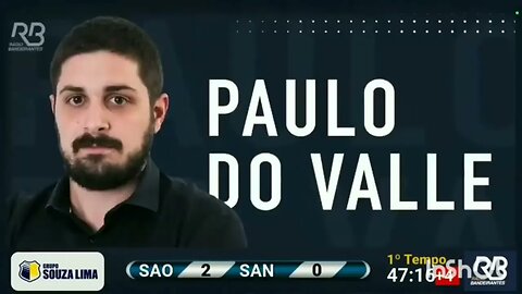 ULISSES COSTA REAGINDO à VITÓRIA COM GOLEADA DO SÃO PAULO SOBRE O SANTOS SÃO PAULO 4X1 SANTOS