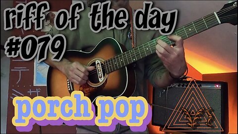 riff of the day #079 - porch pop (featuring the Boss VO-1 Vocoder)