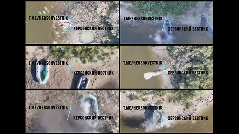 Kherson area: Russian shock drone destroys vessels of the Ukrainian army