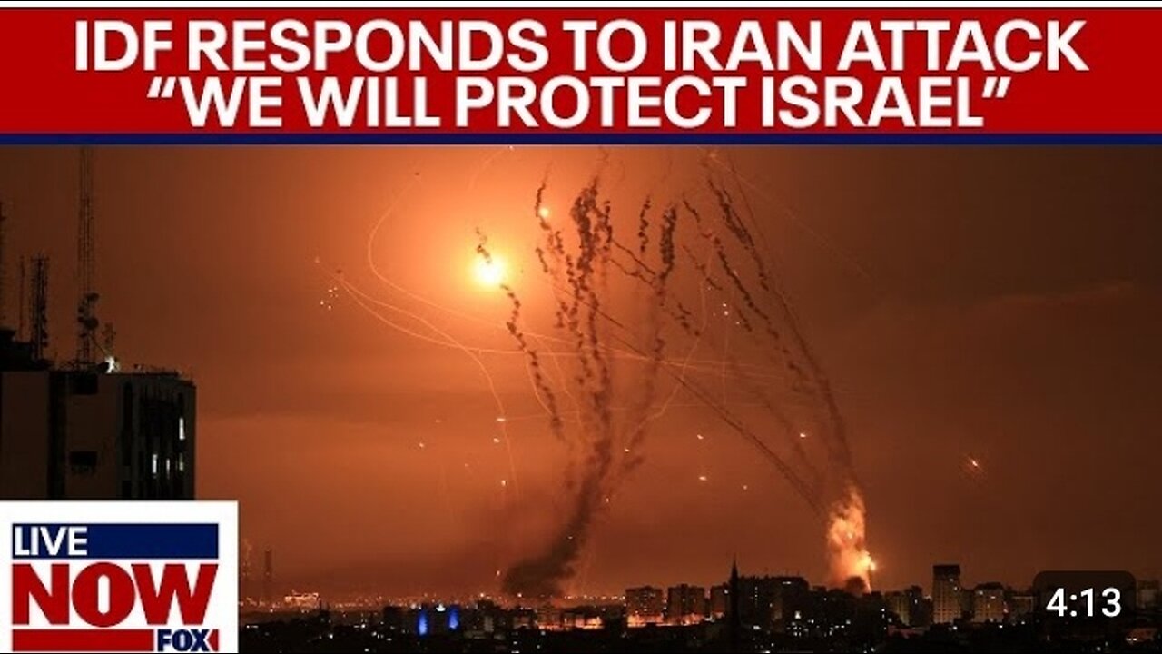 Iran attack: Israel respond after 350+ missiles, rockets fired