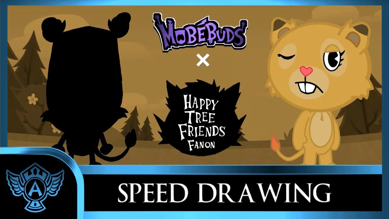 Speed Drawing: Happy Tree Friends Fanon - Briney | Mobebuds Style