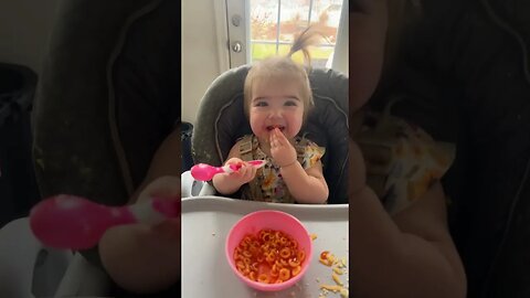 Spaghetti Os in Face no Fork