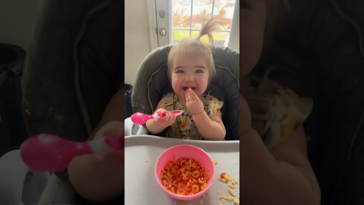 Spaghetti Os in Face no Fork