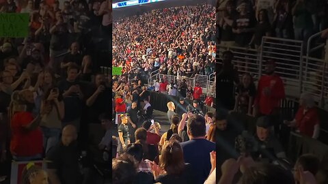 Jonathan Moxley crowd entrance