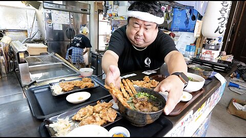 田舎にポツンと激シブ大衆うどん。ロードサイドうどん屋の仲良し親子に密着。