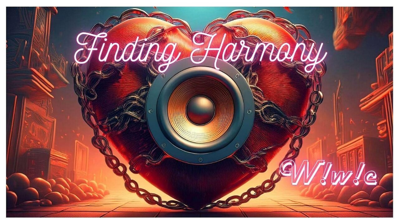 Finding Harmony - Mimic - AI Music and Art w/ Audio Visualizer and Lyrics