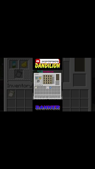 Dandelion Banner | Minecraft