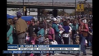 RTD light rail celebrates 25 years in service