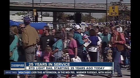 RTD light rail celebrates 25 years in service