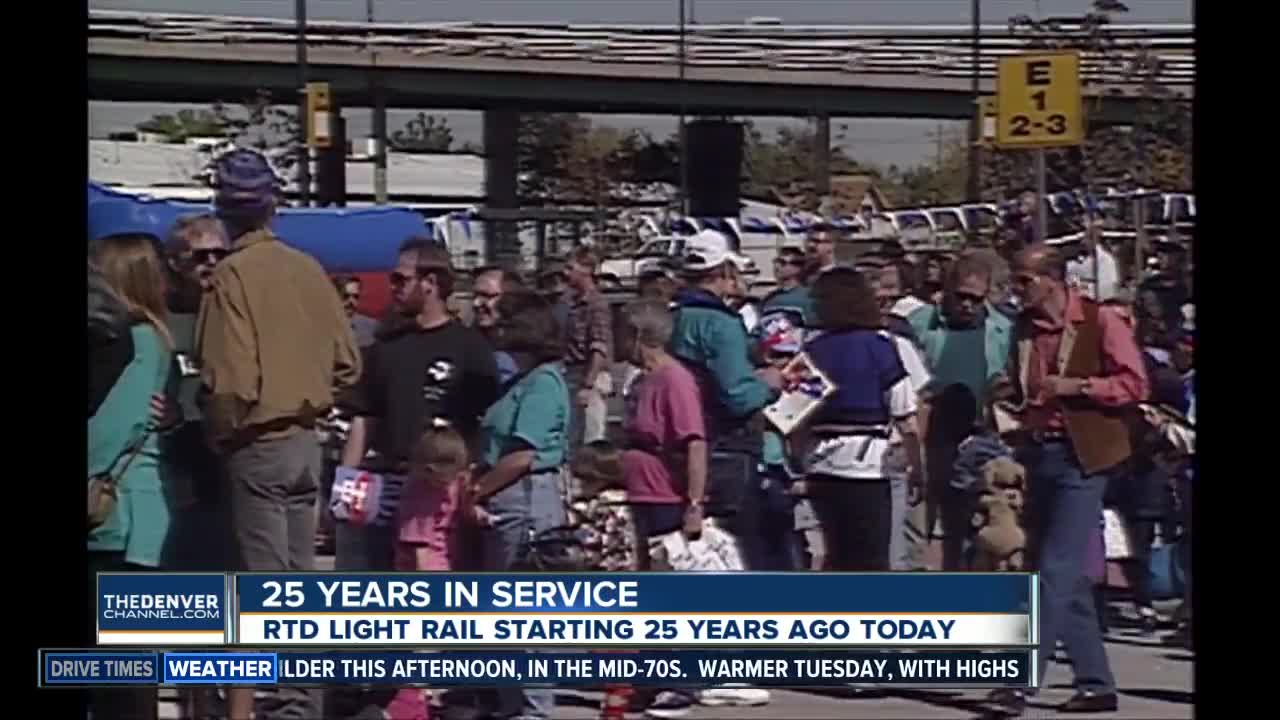 RTD light rail celebrates 25 years in service