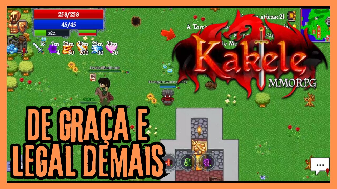 Esse jogo é bom demais | KAKELE | Um MMORPG grátis, em português, viciante e tem pra pc e mobile